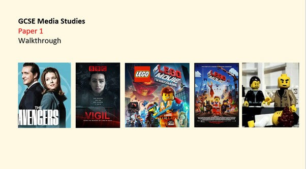 OCR Paper 1 GCSE Media Studies walkthrough